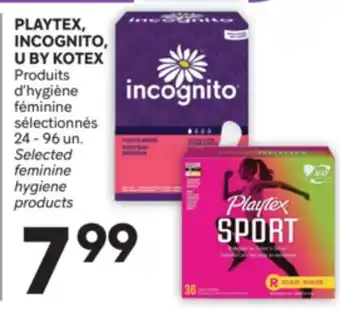 Brunet U BY KOTEX Produits d' hygiène féminine sélectionnés offer