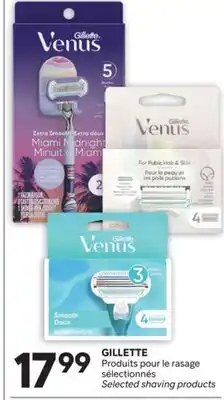 Brunet GILLETTE Produits pour le rasage sélectionnés offer