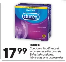Brunet DUREX Condoms, lubrifiants et accessoires sélectionnés offer