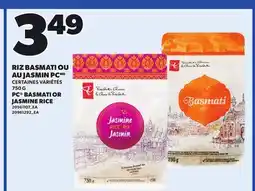 Provigo PC BASMATI OR JASMINE RICE, 750 G offer