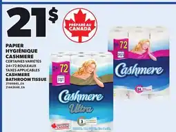 Provigo CASHMERE BATHROOM TISSUE, 24=72 ROULEAUX offer