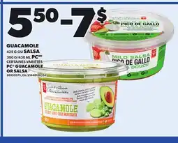 Provigo PC GUACAMOLE, 425 G OR SALSA, 300 G/430 ML offer