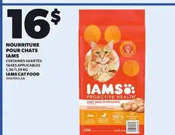Provigo IAMS CAT FOOD, 1,36/1,59 KG offer