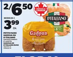 Provigo GADOUA OR D'ITALIANO BUNS offer