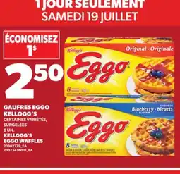 Provigo KELLOGG'S EGGO WAFFLES, 8 UN offer