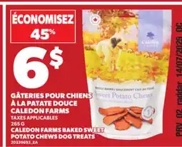 Provigo CALEDON FARMS BAKED SWEET POTATO CHEWS DOG TREATS, 265 G offer