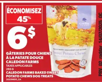 Provigo CALEDON FARMS BAKED SWEET POTATO CHEWS DOG TREATS, 265 G offer