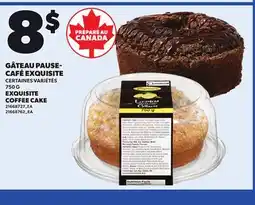 Provigo EXQUISITE COFFEE CAKE, 750 G offer
