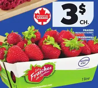 Provigo STRAWBERRIES, 1 L offer