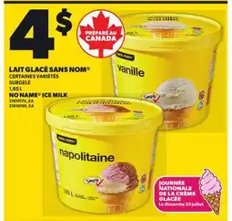 Provigo NO NAME ICE MILK, 1,65 L offer