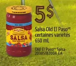 Provigo OLD EL PASO SALSA, 650 ML offer