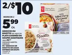 Provigo PC GNOCCHI OR RISOTTO, 350-400 G OR ASIAN ENTREES OR SOUPS, 300 G offer