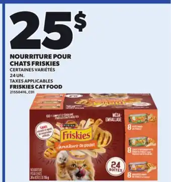 Provigo FRISKIES CAT FOOD, 24 UN offer