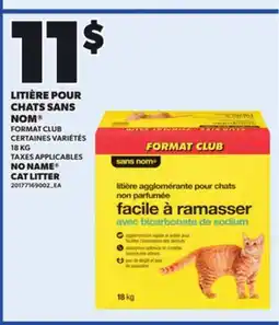 Provigo NO NAME CAT LITTER, 18 KG offer