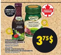 Provigo RENEE'S REFRIGERATED SALAD DRESSING OR VINAIGRETTE, 350/355 ML offer
