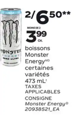 Provigo MONSTER ENERGY , 473 ML offer