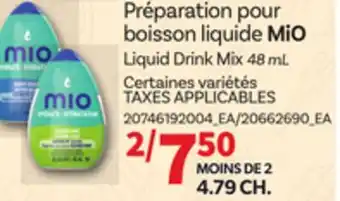 Provigo MIO LIQUID DRINK MIX, 48 ML offer