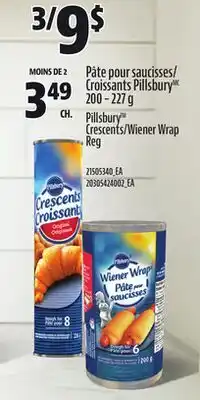 Provigo PILLSBURY CRESCENTS/WIENER WRAP, 200 – 227 G offer