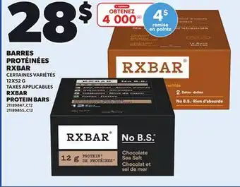 Provigo BARRES PROTÉINÉES RXBAR, 12X52 G offer