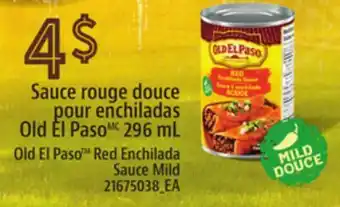 Provigo OLD EL PASO RED ENCHILADA SAUCE MILD, 296 ML offer