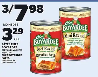 Provigo CHEF BOYARDEE PASTA, 418/425 G offer