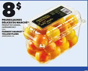 Provigo FARMER'S MARKET YELLOW PLUMS, 1,5 L offer