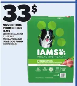 Provigo IAMS DOG FOOD, 6,12/6,8 KG offer