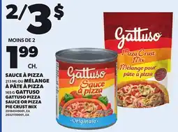 Provigo GATTUSO PIZZA SAUCE, 213 ML OR PIZZA PIE CRUST MIX, 165 G offer