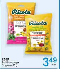 Uniprix RICOLA Pastilles/Lozenges offer