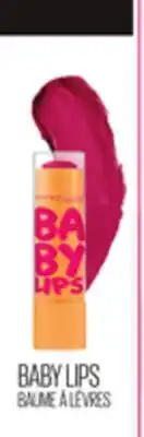 Uniprix BABY LIPS / BAUME À LÈVRES offer