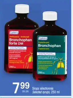 Uniprix Option + Sirops sélectionnés/Selected syrups offer