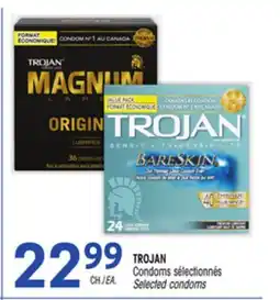 Uniprix TROJAN Condoms sélectionnés/Selected condoms offer