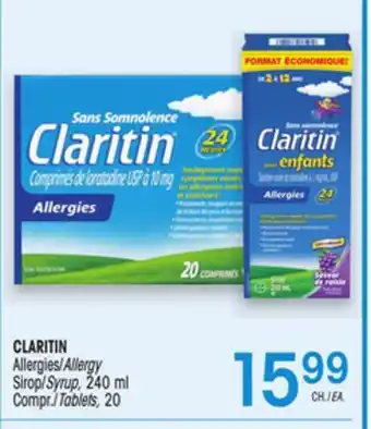 Uniprix CLARITIN Allergies offer