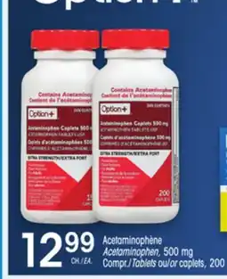 Uniprix Option+ Acetaminophène/Acetaminophen, 500 mg offer