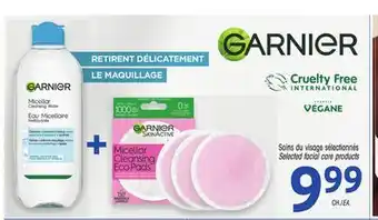 Uniprix GARNIER Soins du visage sélectionnés/Selected facial care products offer