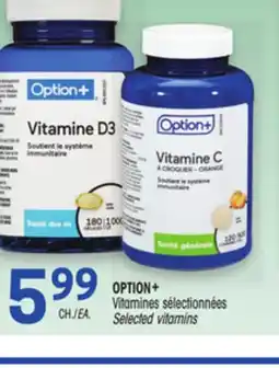 Uniprix OPTION+ offer