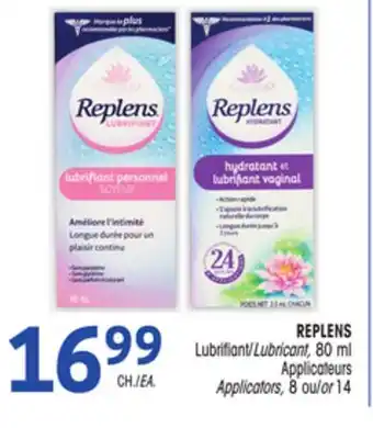 Uniprix REPLENS Lubrifiant/Lubricant offer