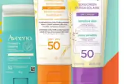 Uniprix AVEENO Écrans solaires sélectionnés/Selected sunscreens offer
