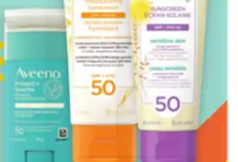 Uniprix AVEENO Écrans solaires sélectionnés/Selected sunscreens offer