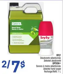 Uniprix BYLY, OPTION+ offer