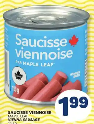 Marché Bonichoix MAPLE LEAF VIENNA SAUSAGE offer