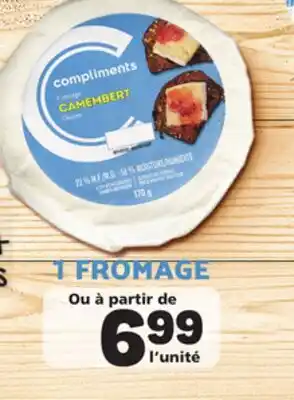 Marché Bonichoix COMPLIMENTS CHEESE offer