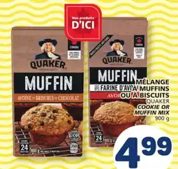 Marché Bonichoix QUAKER COOKIE OR MUFFIN MIX offer