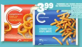 Marché Bonichoix COMPLIMENTS FROZEN FRIED POTATOES OR ONION RINGS offer