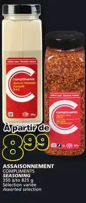 Marché Bonichoix COMPLIMENTS SEASONING offer