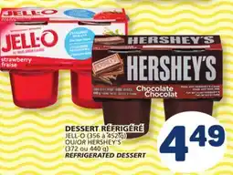 Marché Bonichoix JELL-O (356 to 452 g) to HERSHEY'S (372 ou 440 g) REFRIGERATED DESSERT offer