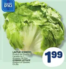 Marché Bonichoix ICEBERG LETTUCE offer