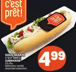 Marché Bonichoix C'EST PRÊT! SUBMARINE offer