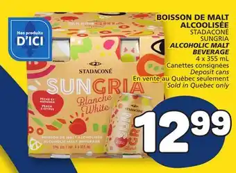 Marché Bonichoix STADACONÉ SUNGRIA ALCOHOLIC MALT BEVERAGE offer