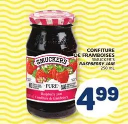 Marché Bonichoix SMUCKER'S RASPBERRY JAM offer